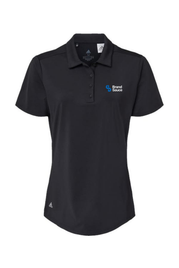 Women's Adidas Solid Polo - Image 2